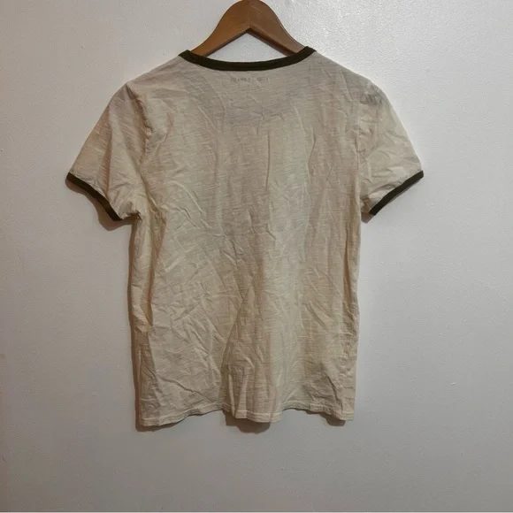 Lucky Brand Women's Tan Floral Tee - Picture 4 of 4